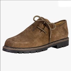 Brown Suede Lace Up Oxfords NEW